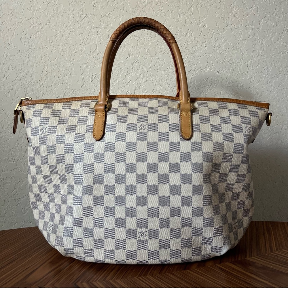 Louis Vuitton Damier Azur Riviera MM Zipper Handbag - Picture 2 of 16